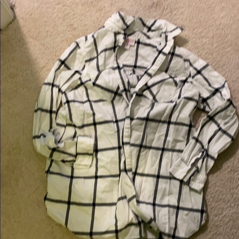 Chocolate brand button-down maternity top